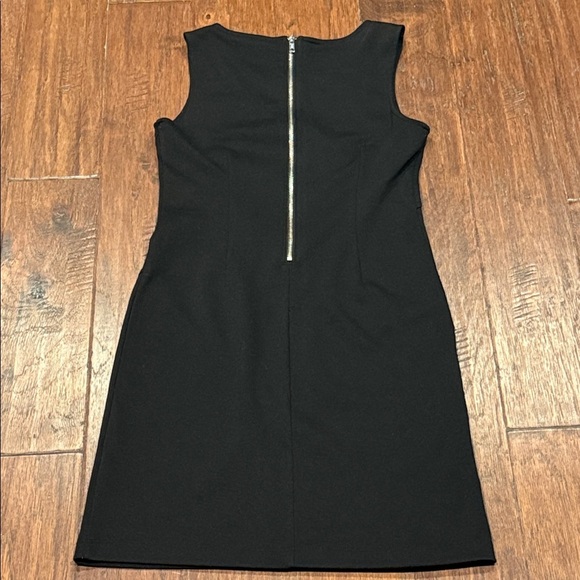 XS ALLEN B. Black Business Mini Dress with Silver Studs - Picture 8 of 10